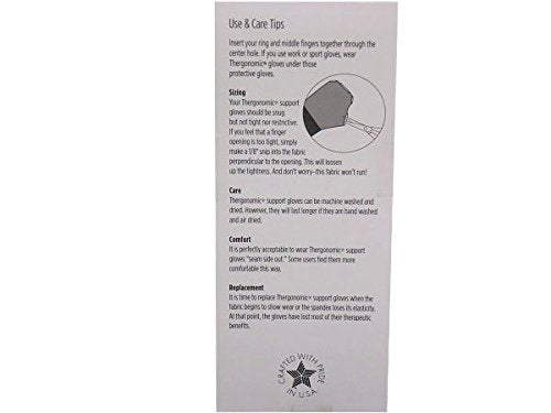 Thergonomic Frank A. Edmunds Hand-Aids Support Gloves, Large, HA-4