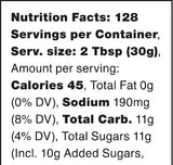 Brooksmade Gourmet Foods Soulful Sauces, Chipotle BBQ Sauce & Marinade, Gluten Free, No High Fructose Corn Syrup, 128 oz