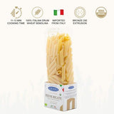 Giusto Sapore Imported Artisanal Penne Rigate Italian Pasta, Organic Bronze Drawn, 340G