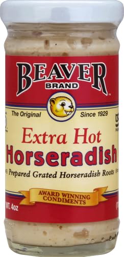 Beaver Extra Hot Horseradish, 4-ounces (Pack of 12)