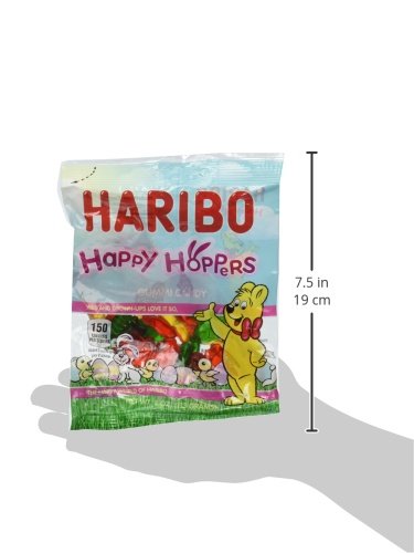Haribo Happy Hoppers Gummy Candy 4oz (6-pack)