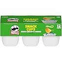 Pringles, Potato Crisps Chips, Sour Cream and Onion, Lunch Food, Snack Stacks, 8.8oz Tray (12 Count)