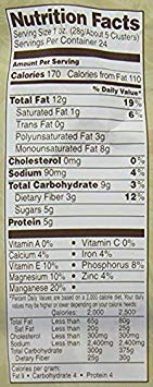 True North 100% Natural Clusters, Almond, Pecan, Cashews, Family Value TWO Pack XS#( 24 Ounce Each)