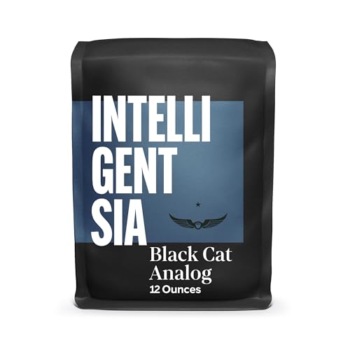 Intelligentsia Coffee, Medium Roast Whole Bean Coffee, 100% Arabica Coffee - Black Cat Analog Espresso 12 Ounce Bag