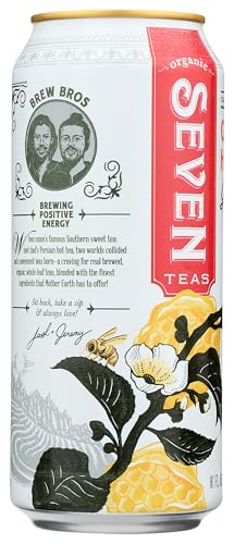 SEVEN TEAS Organic Golden Honey Green Tea, 16 FZ
