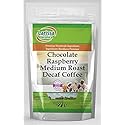 Chocolate Raspberry Medium Roast Decaf Coffee (Gourmet, Naturally Flavored, Whole Coffee Beans) (16 oz, ZIN: 549573)