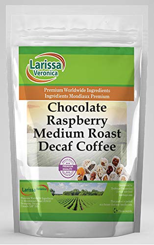 Chocolate Raspberry Medium Roast Decaf Coffee (Gourmet, Naturally Flavored, Whole Coffee Beans) (16 oz, ZIN: 549573)