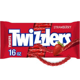 Twizzlers, Twists Strawberry Flavored Licorice Style, Chewy Candy Bag, 16 Ounce
