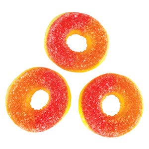 FUNDY GUMMY MINI PEACH RINGS 500g