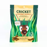 3 Cricketeers Cricket Caramel Crunch - Organic Gourmet Caramel Corn with Crunchy Crickets & Peanuts - Edible Cricket Treat 1 oz- Handmade & Grown in