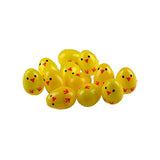 24Pcs Easter Filler Fillable Eggs Chick Design Plastic Surprise Easter Eggs for Hold Creme Gifts Yellow.