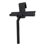 Stainless Steel Black Squeegee Window Car Glass Squeegee with Hooks Shower Squeegee Tools for Bathroom Kitchen