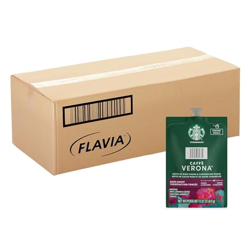 FLAVIA Starbucks Caffe Verona Coffee Freshpacks, .32 oz., 80/Carton (MDR10098) (SX03)