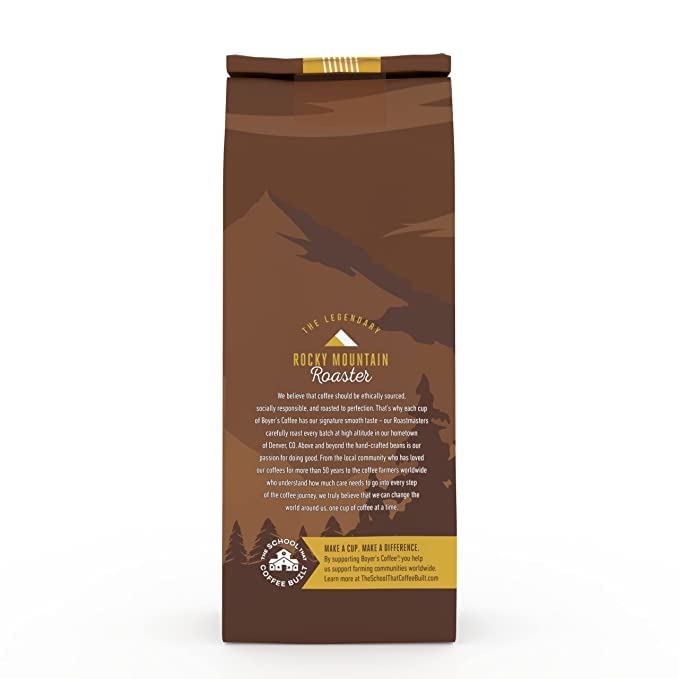 Boyer's Coffee, DenverBlend Coffee, Light Roast, Whole Bean, 2.25lb Bag (1-Count)