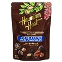 Hawaiian Host Paradise Collection - Sea Salt Toffee Dark Chocolate Macadamia Nuts - 8 Oz Bag