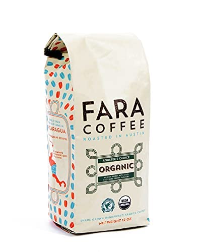 Fara Coffee, Whole Bean (Roaster's Choice Organic (Medium/Dark), 2.2Lb)