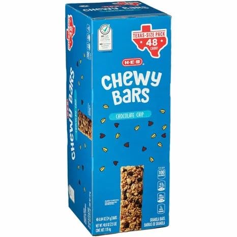 HEB H?E?B Chocolate Chip Chewy Bars Value Pack