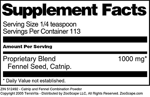 Catnip and Fennel Combination Powder (4 oz, ZIN: 512492) - 3 Pack