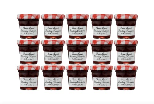 Bonne Maman Strawberry Preserves, 1 Ounce Jars (Pack of 15)