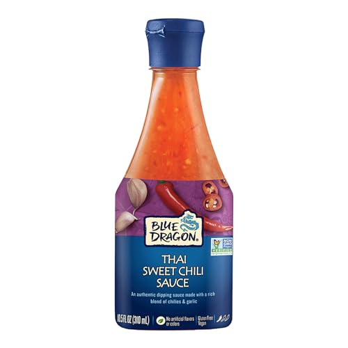 Blue Dragon Thai Sweet Chili Sauce - 10.5oz (Pack of 1) - No Artificial Flavors Or Colors - Made with Red Chilies & Garlic - Vegan, Non-GMO Verified