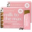 Boobie Superfood Oatmeal Chocolate Chip Cookie Lactation Bar for Breastfeeding Moms to Increase Milk Supply | #1 Selling Lactation Snack Bars | Vegan