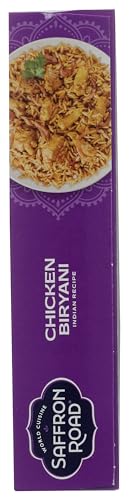 Saffron Road Frozen Chicken Biryani - High Protein, Seed Oil Free, Chickens Raised with No Antibiotics, No Artificial Ingredients, Gluten-Free - 10
