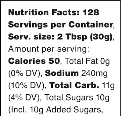 Brooksmade Gourmet Foods Soulful Sauces, Carolina Mustard BBQ Sauce & Marinade, Gluten Free, No High Fructose Corn Syrup, 128 oz