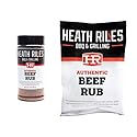 Heath Riles BBQ Beef Rub Combo with Refill Bag (1 Rub, 1 Refill Bag), Competition Winning Products from Pitmaster Heath Riles