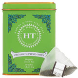 Harney Sons Organic Supreme Green, HT Tin 20 Sachets 1.4 oz 40 g