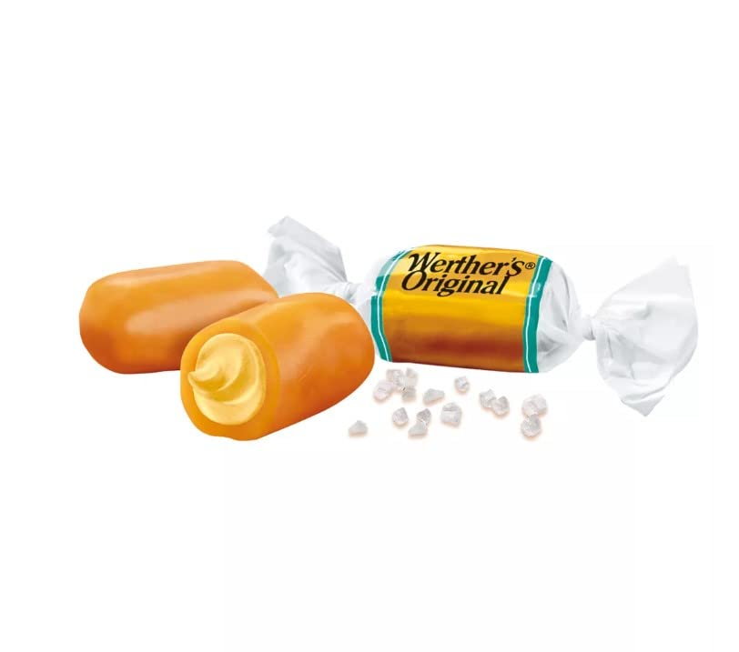 Werther's Original Salted Caramel Creme Soft Caramels, 7.4oz, Holiday Caramels (1)