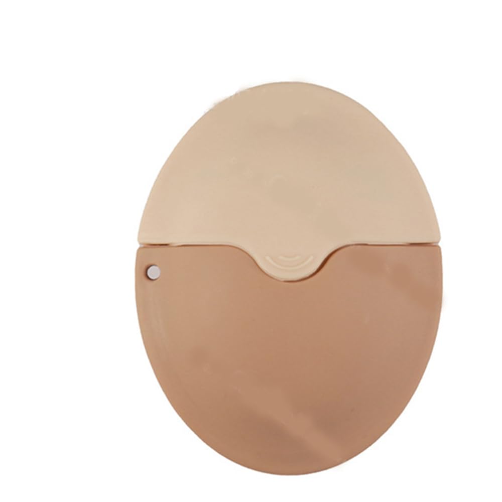 1 piece Silicone sunscreen applicator, portable body lotion applicator, water replenishing applicator (khaki)