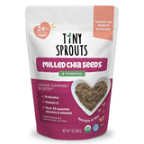 Tiny Sprouts Organic Milled Chia Seeds + Full Serving Probiotic with Vitamin D3 - Kids Superfood Nutrition Booster I Plant-Based Omega-3, Prebiotic