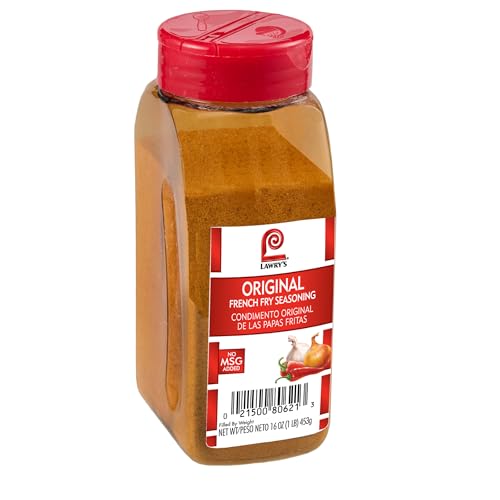 Lawry's Original French Fry Seasoning, 16 oz - One 16 Ounce Container of French Fry Seasoning Powder with Premium Blend of Spices, Best on Fries