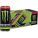 Monster Energy Zero Sugar Strawberry Shot, Green, Original, Free Energy Drink, 16 Ounce Can (Pack of 15)