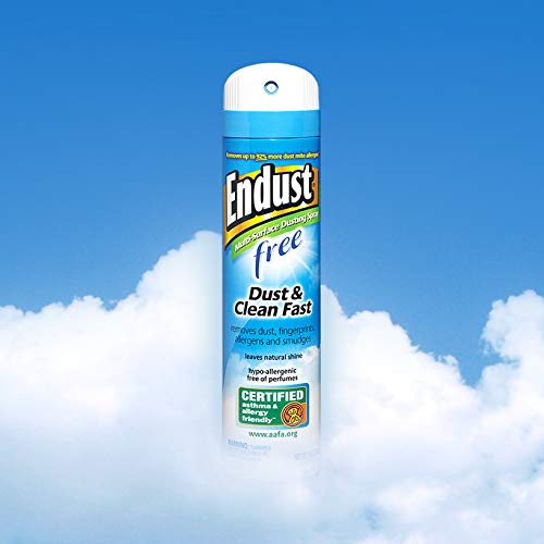 Endust Fragrance Free Hypo-Allergenic Dusting and Cleaning Spray, 10 Ounce