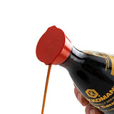 Soy Sauce Budnle with Two Dispensers 5 fl oz and 64 Ounce Bottle (0.5 Gallon) - with Make Your Day Mini Bamboo Spatula or Basting Brush