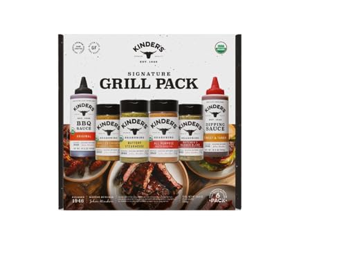 Kinder's Organic Signature Grill Variety 6 Pack, 54.4 oz