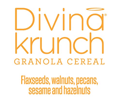 Divina Krunch Granola Cereal, Pack of 3, NON-GMO CEREAL (Omega Nuts & Seeds Granola)