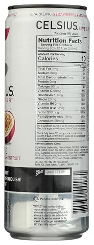 Celsius 12oz SS - Strawberry Passionfruit