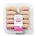 Amazon Grocery, Pink Frosted Sugar Cookies, 13.5 oz, 10 ct, Frozen (Previously Amazon Fresh, Packaging May Vary)