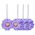 Arm & Hammer OdorBusterz ShapeMATE™, Lavender Flower, 4 Count - Decorative Odor Eliminator for Small Spaces