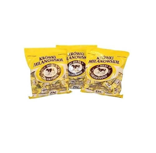 Krowki Milanowskie Milky Cream Fudge (300g/10.6oz) Pack of 3