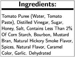 Smokehouse Honey Bourbon Barbecue Sauce, 1 Gallon -- 2 per case.