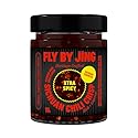 FLYBYJING Xtra Spicy Sichuan Chili Crisp: Premium Chili Oil w/Crunchy Garlic and Shallots - Spicy, Savory, Vegan, Sugar Free Hot Sauce - Good on
