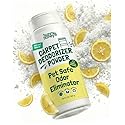 Sunny & Honey Carpet Deodorizer Powder - Pet Safe Freshener for Carpets, Pet Beds and Car Seats - Lemon Odor Eliminator for Cat Urine and Wet Dog