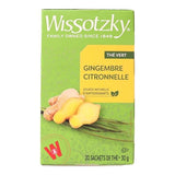 Wissotzky Tea Green Tea with Ginger & Lemongrass - 20 Tea Bags