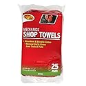 Detailer'S Choice 3-5428 13" X 14" Red Shop Towels 25 Count