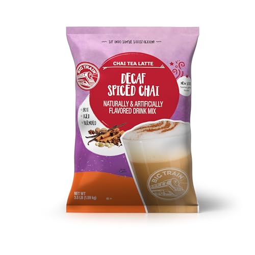 Big Train Decaf Spiced Chai Tea Latte Beverage Mix, 3.5 Pound (Pack of 1)