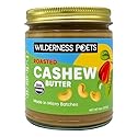 Wilderness Poets, Organic Roasted Cashew Butter - (8 Ounce Glass Jar) - Ultra Creamy, One Ingredient - No Added Sugar or Salt