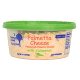PALMETTO CHEESE Jalapeno Pimento Cheese Spread - Homestyle Spreadable Cheddar Cheese for Holiday Sides and Appetizers, Burgers, Crackers - Gluten